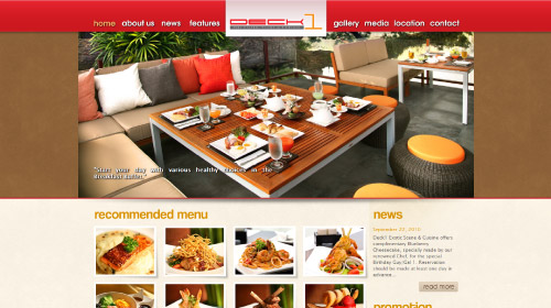 Deck1 Restaurant Portfolio Image