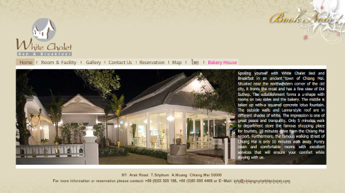 Chiang Mai White Chalet Bed & Breakfast Portfolio Image